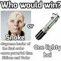 Snoke did not know da wae