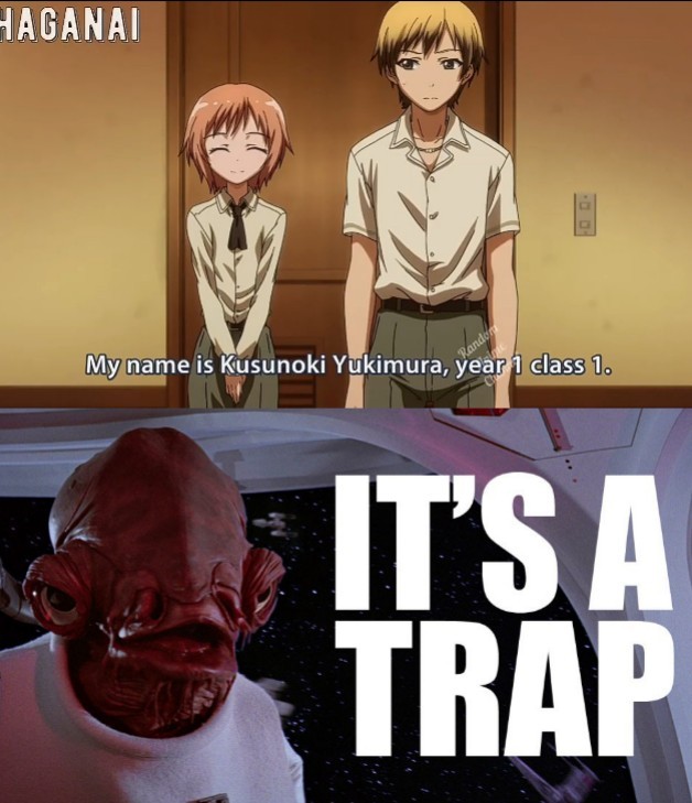 It's a trap men of culture - meme