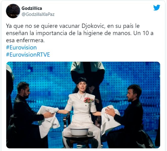 Referencia a Djkovic en Eurovisión - meme