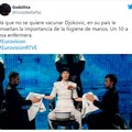 Referencia a Djkovic en Eurovisión