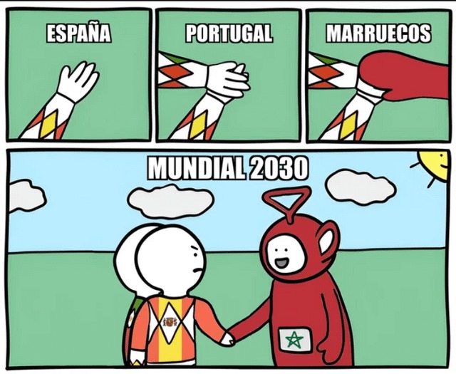 Mundial 2030 - meme