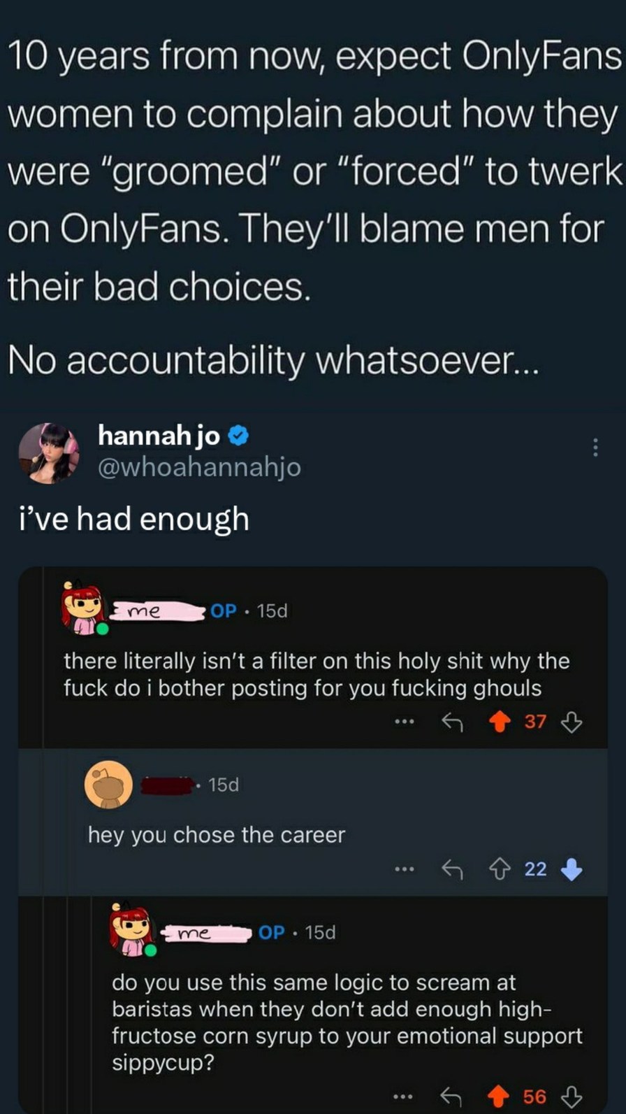 American women are never at fault for anything - meme