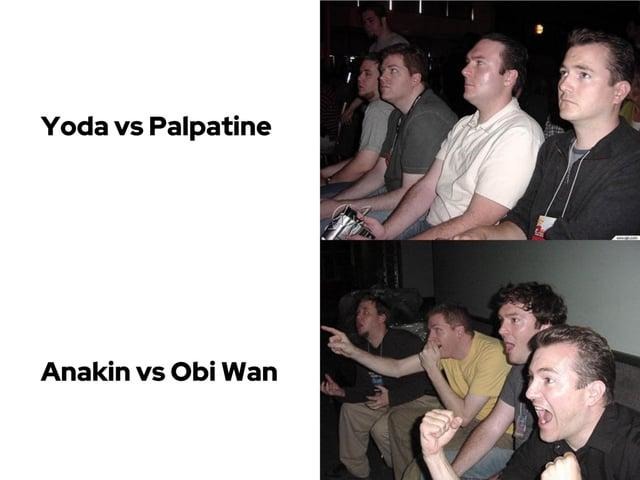 Peak Star Wars duels. No further discussion needed - meme