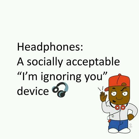Headphones,Earphones - meme