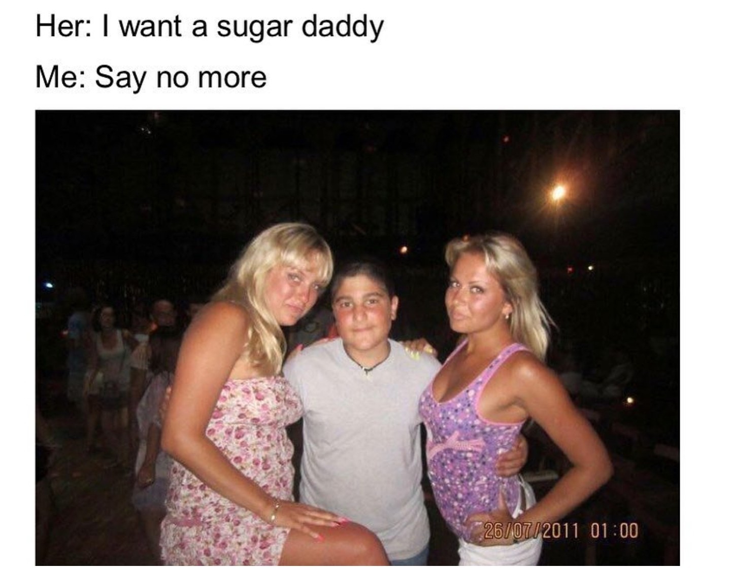 Sugar Baby Sugar Daddy Meme.