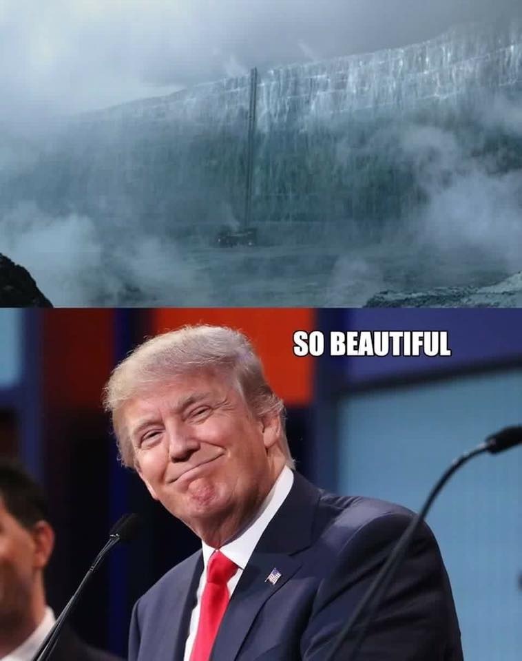 Trump nunca detendrá la nación salta muros - meme