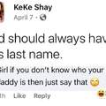 Shay isn't a great last name keke.....