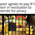 Bowser goes to jail