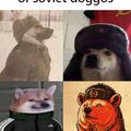 The four horsemen of soviet doggos