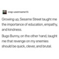 Bugs Bunny lessons
