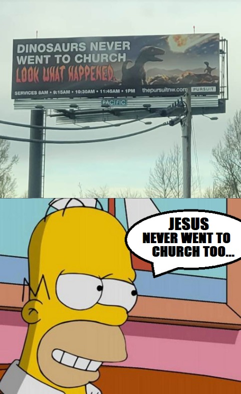Who need the church - meme