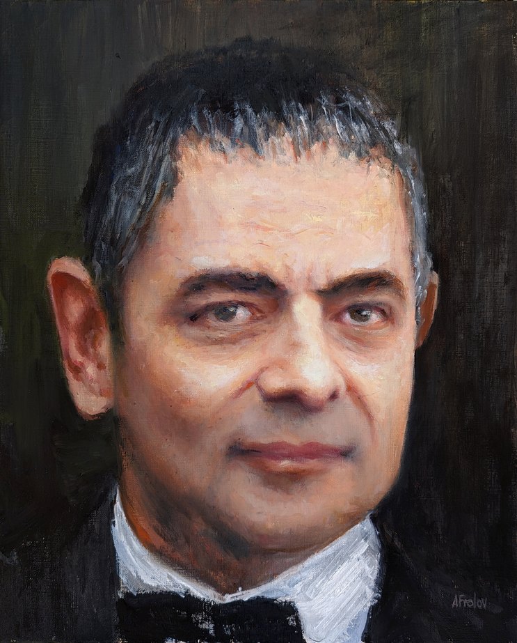 Portrait, My oil painting - meme
