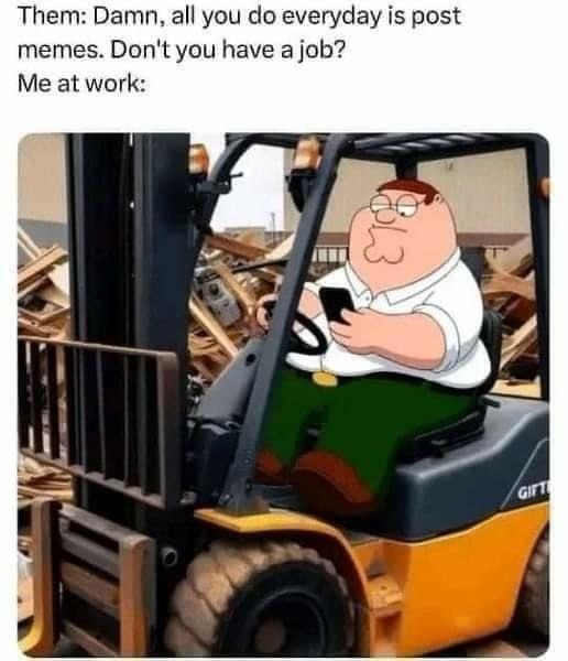 Forklift certified - meme