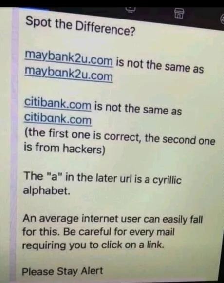 Spot the scam before it empties your bank account - meme