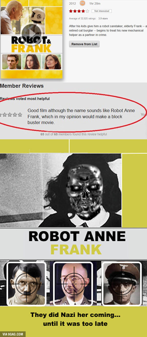 Robot anne frank xdxd - meme