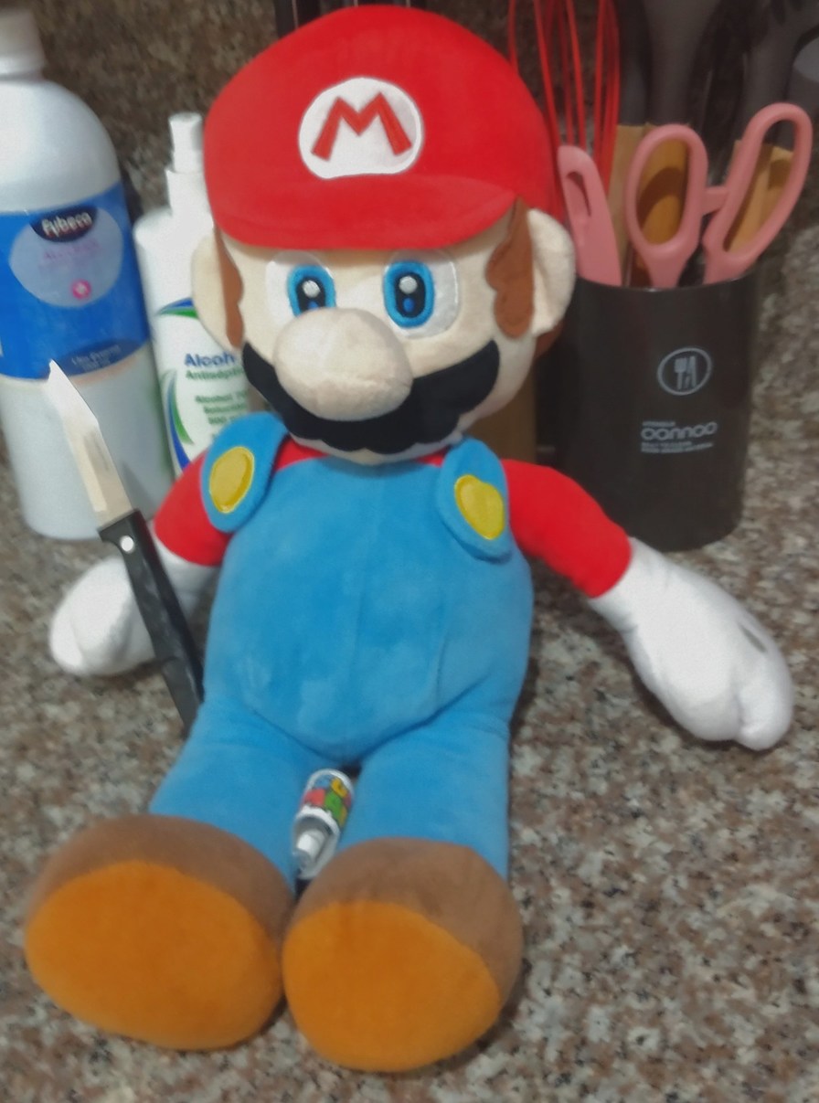 Mario's gonna do something very illegal - meme