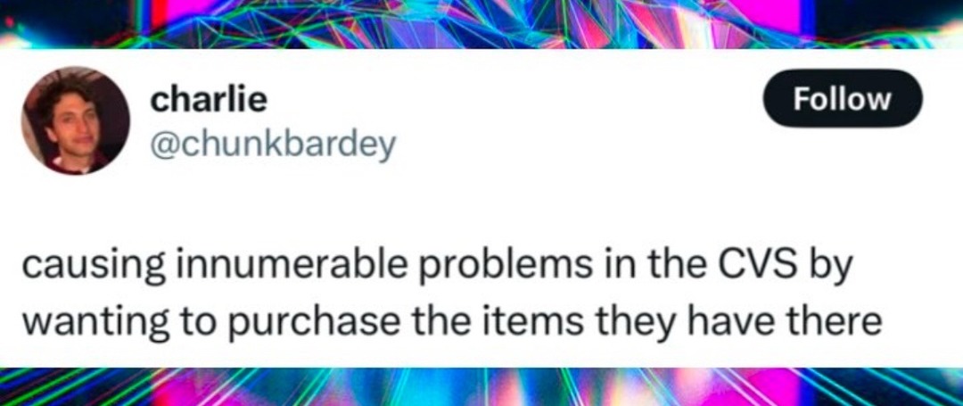 Buying things at CVS shouldn't feel like a battle - meme