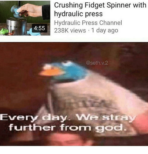 Fidget spinners be like - meme