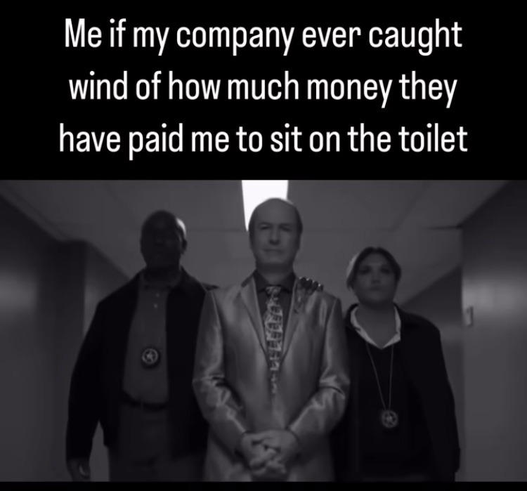 boss makes a dollar, I make a dime - meme