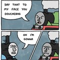 Train fight