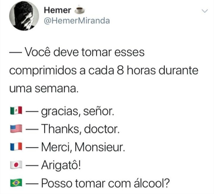 Brasileiro é diferenciado - meme