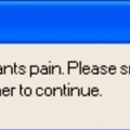 Windows want pain