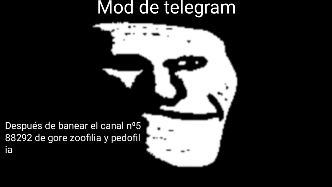 Pobres mods de telegram - meme