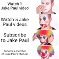 Jake Paul subscribers