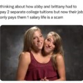 Abby & Brittany life scam