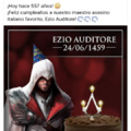 Felicidades Ezio
