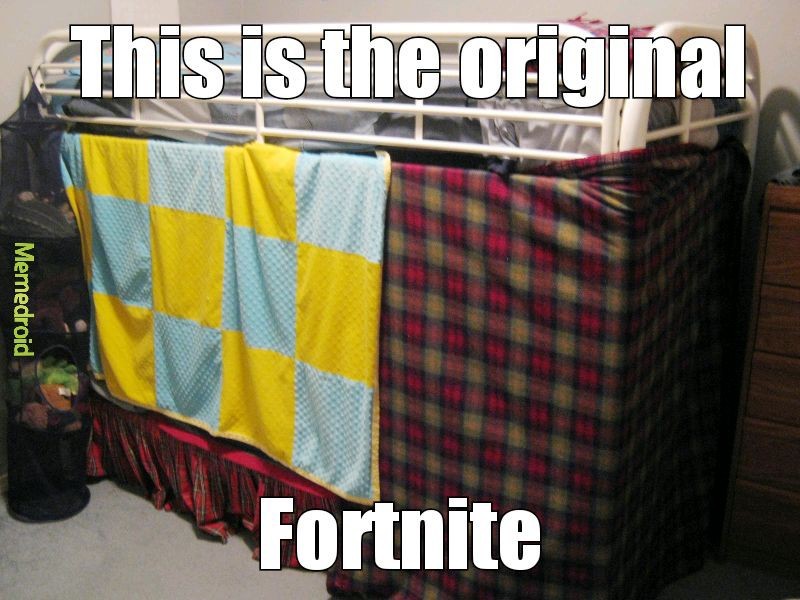 Bunk bed forts - meme
