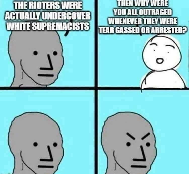 White supremacists - meme