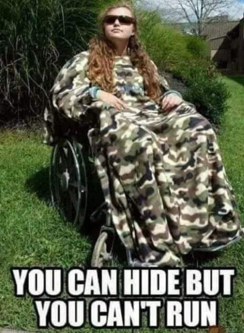 They can't see me rolling - meme