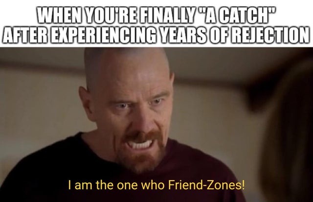 I am the one who Friend-Zones - meme