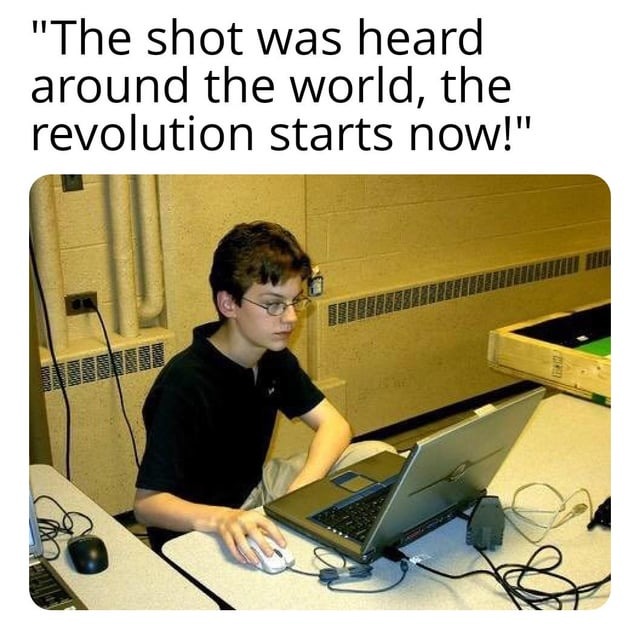 Modern revolution meme