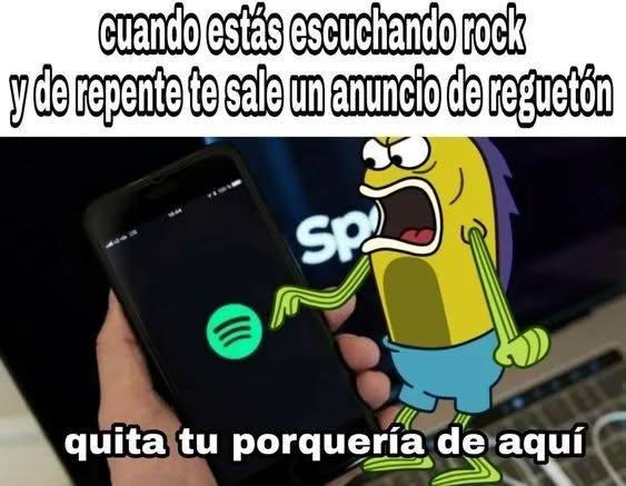 Jajaja no seré rockero pero me identifico - meme