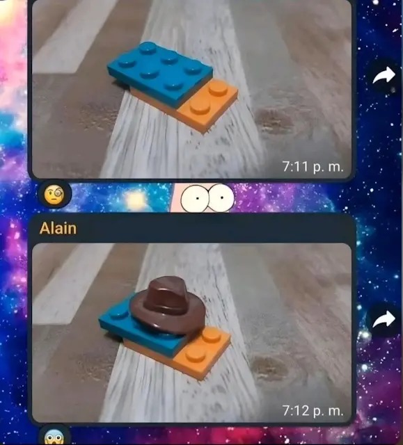 Um ornitorrinco de lego? - meme