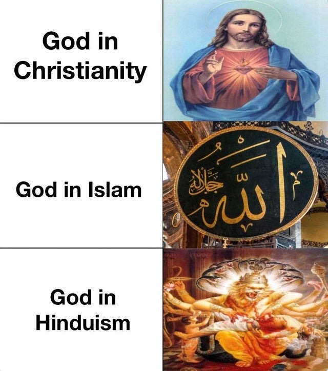 Hinduism looks so badass - meme