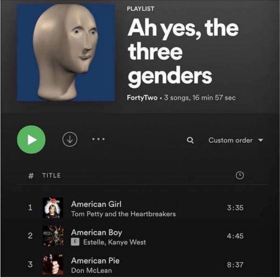 Spotify at its finest - meme