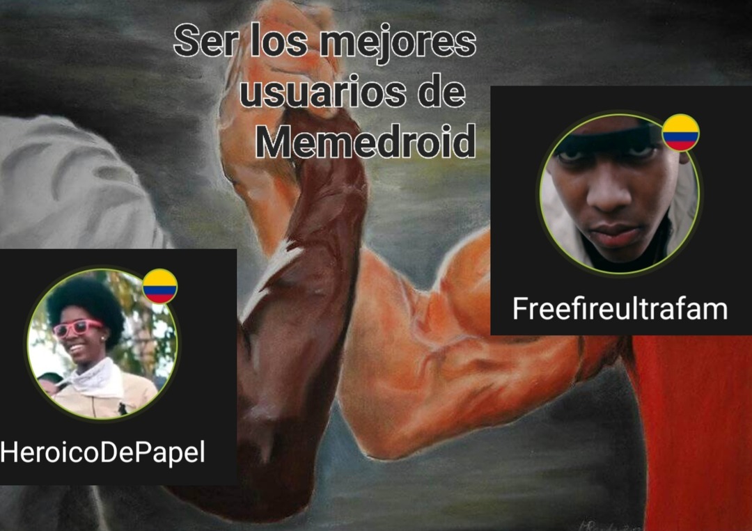 HeroicoDePapel y Freefireultrafam = Usuarios gigachads - meme