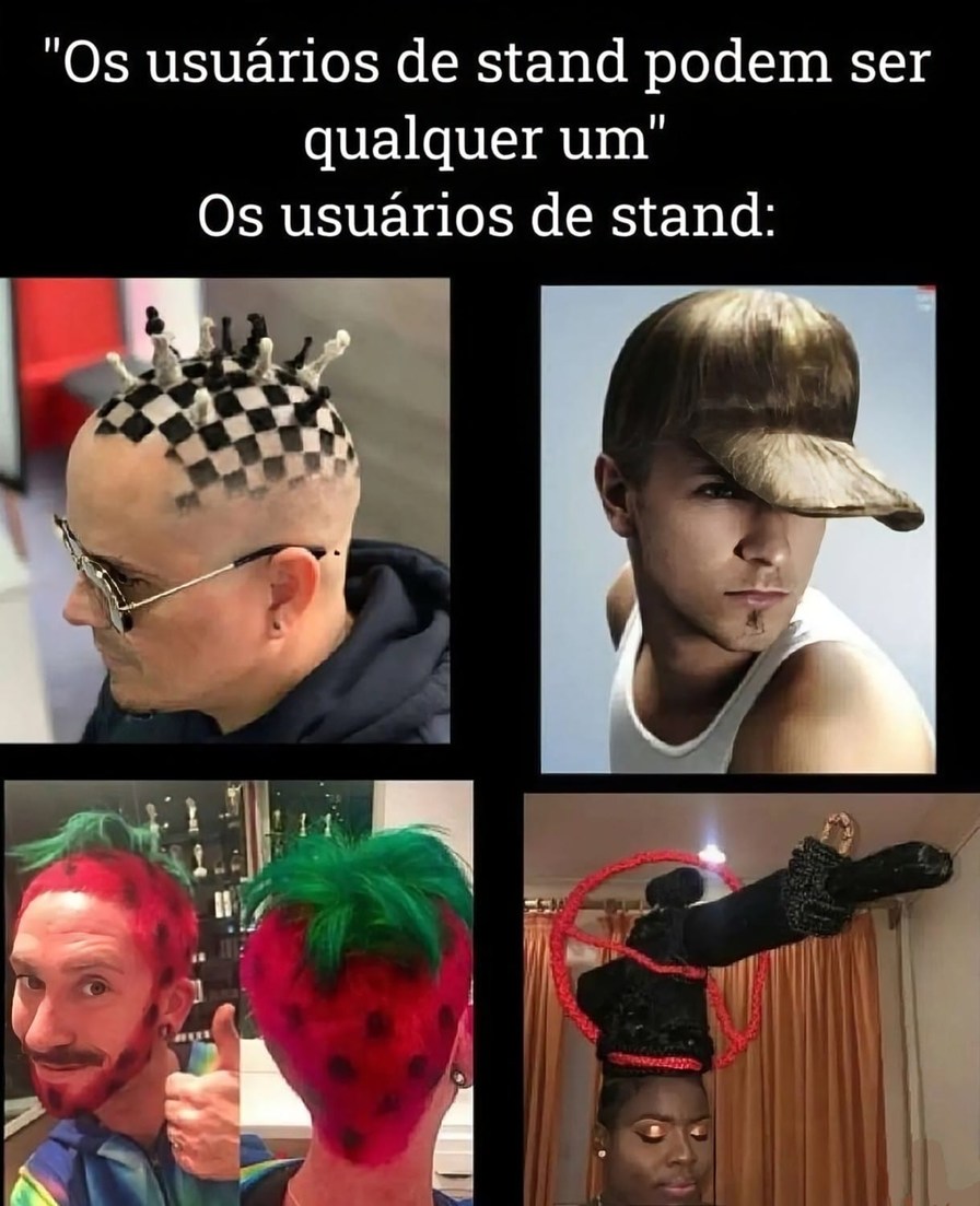 Usuários de Stands, quem são? - meme