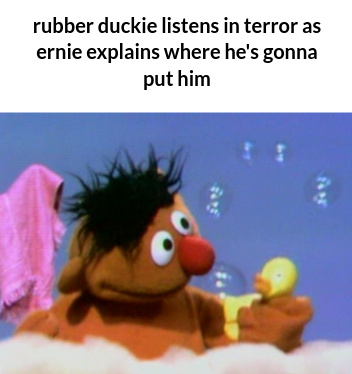 rubber duckie - meme
