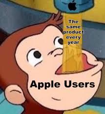 Apple user be like: - meme