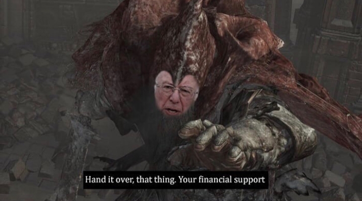 I am, once again, asking you for your dark souls. Hand it over - meme