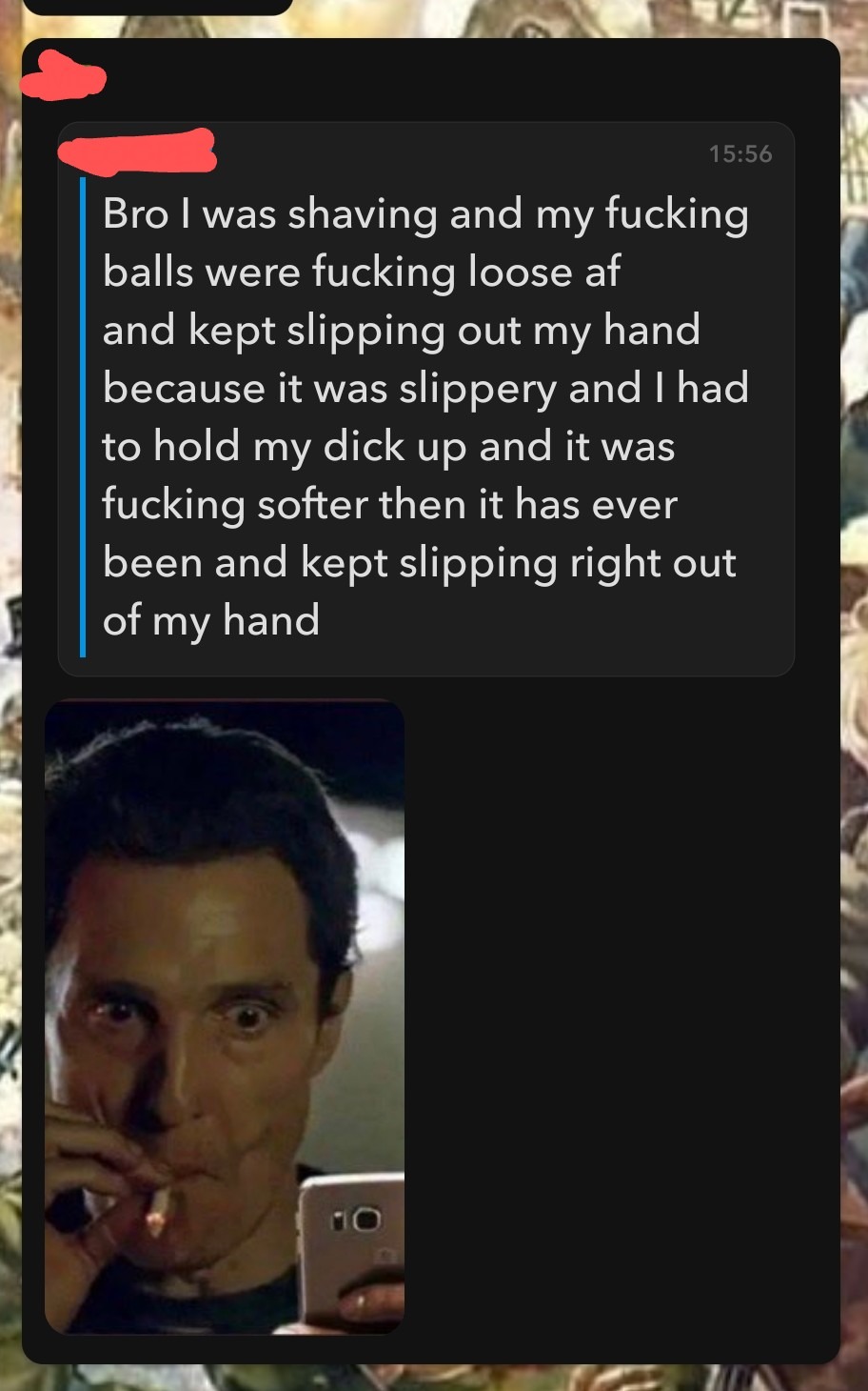 One of the craziest messages I've ever received - meme