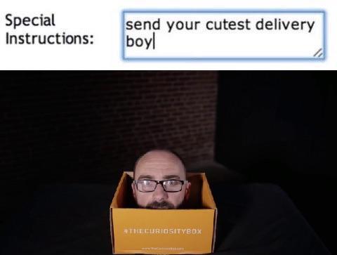 Delivery boy - meme