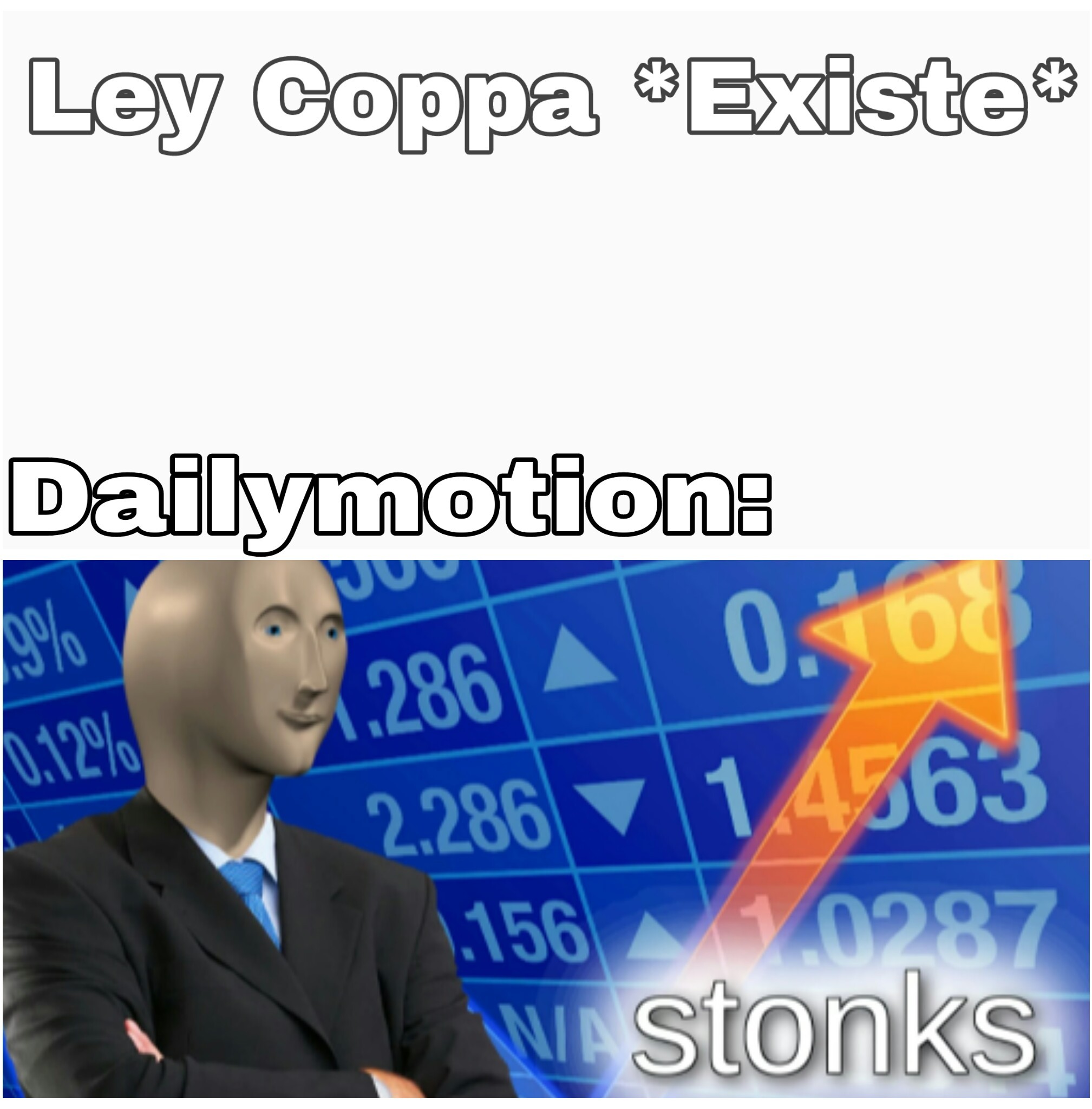 El Titulo se fue a Dailymotion - meme
