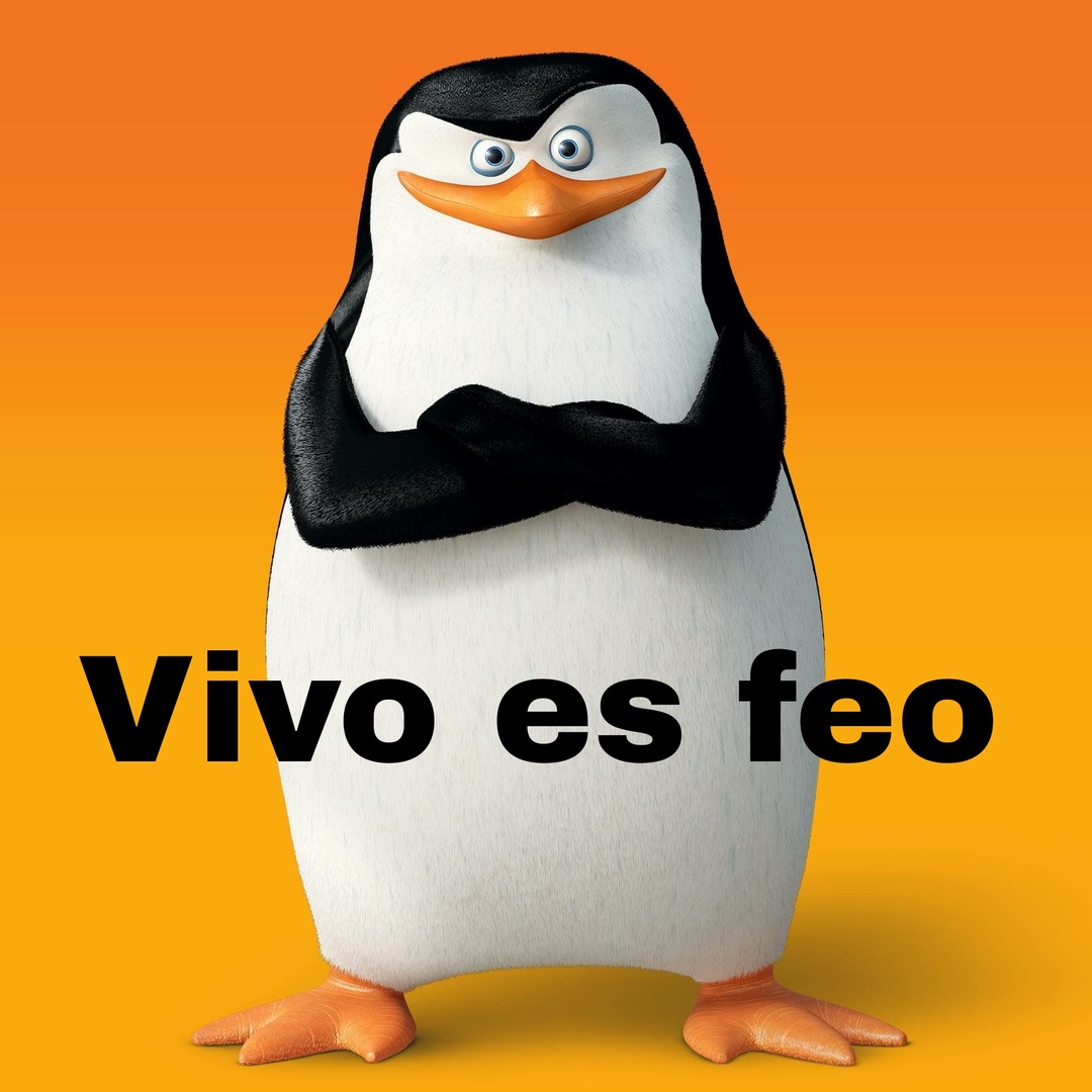 Vivo es feo - meme