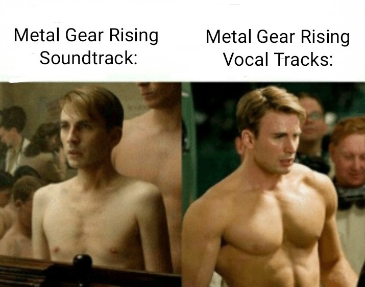 Metal Gear Rising had 2 albums - meme