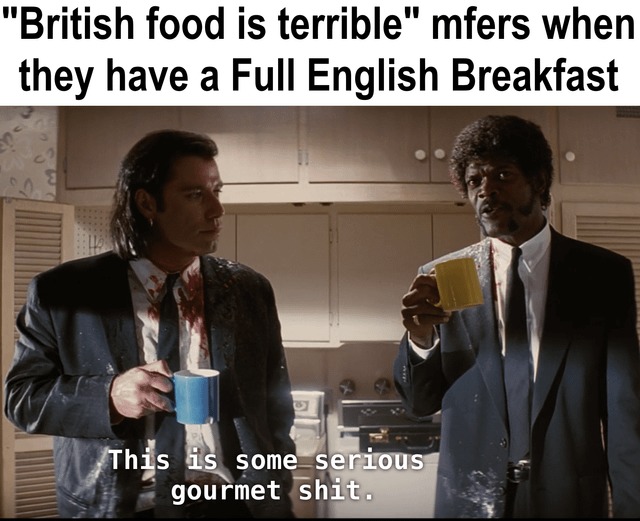 British breakfast - meme